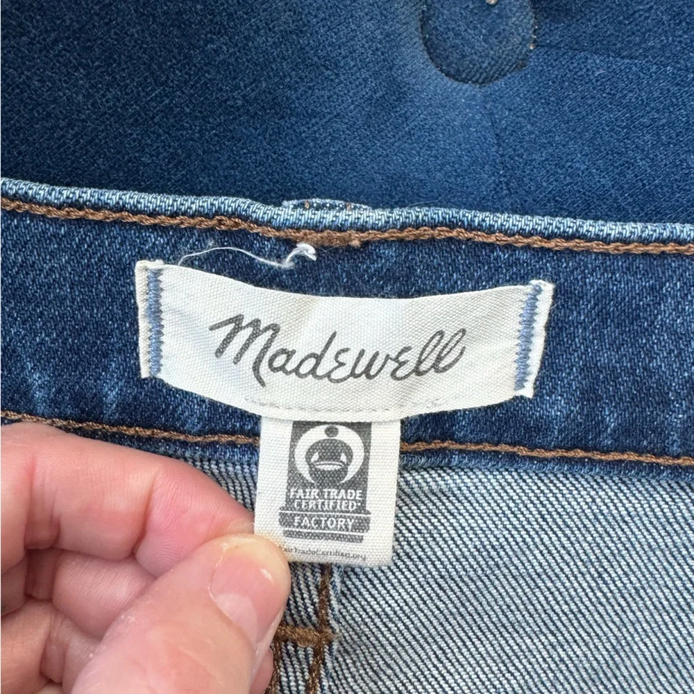 Madewell slim wide leg crop jeans - Picture 6 of 8